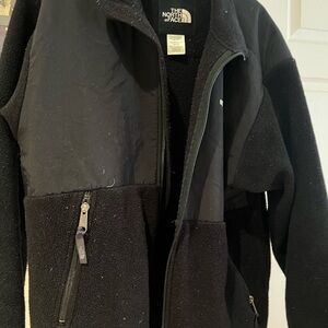 North face black Polartec Denali jacket